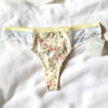 Tanga Flori algodón orgánico - Lencería sostenible